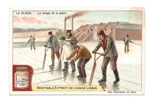 Chromo Liebig. The Ice. The Sawing Of Ice - Picture 1 of 2