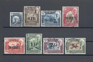 ADEN/HADHRAMAUT 1951 SG 20/27 USED - Bild 1 von 1