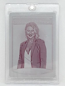 *1/1* Kristen Ledlow 2019 Upper Deck Goodwin Champions - Druckplatten Magenta - Bild 1 von 2