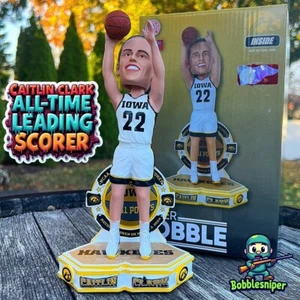 CAITLIN CLARK Iowa Hawkeyes All-Time Leading Scorer in History Bobblehead - Picture 1 of 9