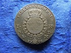 SWEDEN 1 RIKSDALER 1776 large cross KM514 scratched