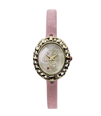Vivienne Westwood Rococo VV005CMPK Pink Leather Watch Swiss Movement 5ATM - Image 1 of 4