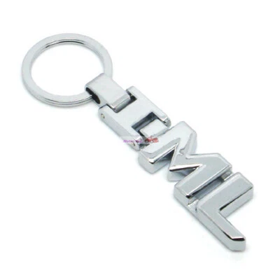 Fit Mercedes-Benz ML ML250 ML350 Chrome Keychain Keyring Key Chain Chain Ring - Image 1 of 2