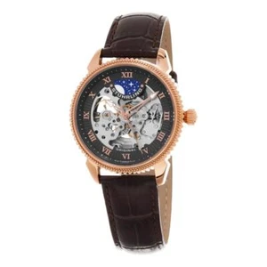 Reloj Hombre Stuhrling 835.04 835 04 Reserva Especial Automático Cuero Esqueleto - Imagen 1 de 2