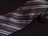 New JZ Richards Tie Navy Blue Black Brown Woven Luxury Designer Nordstrom Long 