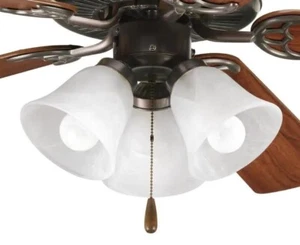 Progress Lighting Fan Light Kits 3-Light Antique Bronze Ceiling Fan Light Kit - Picture 1 of 2