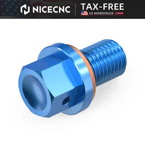 Magnetic Oil Drain Plug M10 For Yamaha YZ125 250F 450F 250FX 450FX WR 250F 450F - Picture 1 of 10
