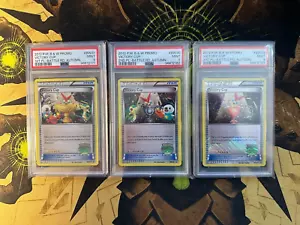 Pokemon TCG 2012 Battle Road Autumn Victory Cup Promo Set PSA 9 - Picture 1 of 8