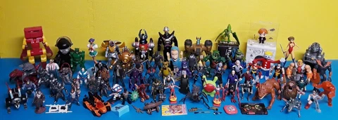 68x Mixed Action Figure lot Kong Digimon Funko Dunny Voltron Avatar FNAF He Man! Cover