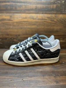 Adidas Superstar Mens Shoes Black/White/Gum IF7903 size - Picture 1 of 10