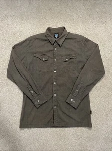 Camisa Kuhl Para Hombres Mediana Marrón Abotonada Informal Texturizada Occidental Aire Libre Senderismo - Imagen 1 de 5