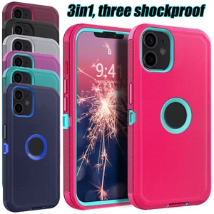For Apple iPhone 12/12 Pro Max Shockproof Rugged Heavy Duty Phone Case Cover - Picture 1 of 80