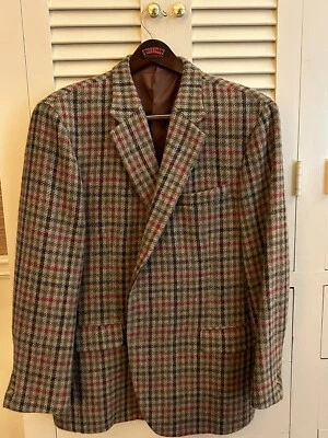 Rare Coppley Harris Tweed Style Grant Model Unstructured Sport Coat 48R - Image 1 of 4