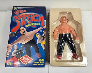 De colección 1987 LJN WWF Stretch Wrestlers "George the Animal Steele" Completo con Caja - Imagen 1 de 8