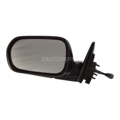 New Left Side Manual Remote Mirror Manual Folding Fits 1998-2002 Honda Accord - Image 1 of 4