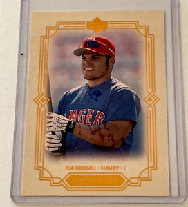 2000 Upper Deck FACES OF THE GAME Insert Ivan Rodriguez Texas Rangers #F17 HOF - Picture 1 of 3