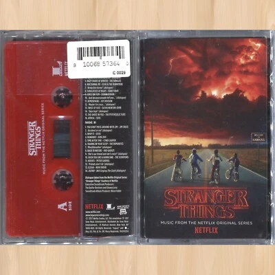RED CASSETTE----  STRANGER THINGS Soundtrack from the Netflix Series TAPE   0816 - Image 1 of 2