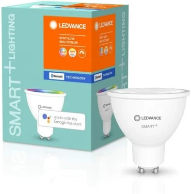 LEDVANCE Smart+ LED Bluetooth GU10 Spot Multicolor dimmbar EEK:F (Spektrum A-G) - Bild 1 von 4