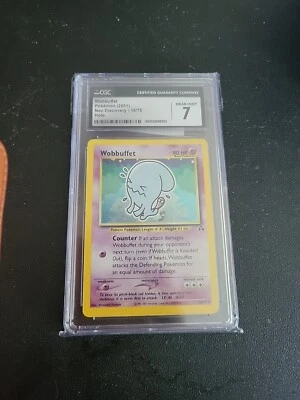 CGC 7 Wobbuffet Neo Discovery Holo Rare Pokemon Card 16 NM NEAR MINT (Psa) 16/75 - Image 1 of 3
