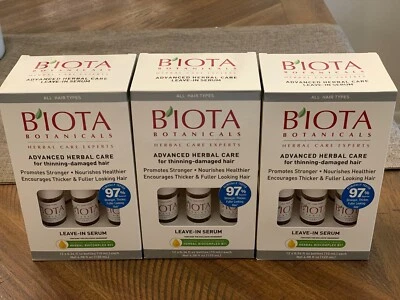  3X BIOTA - Herbal Alternative to Rogaine Thinning/Damaged Hair Itchy Scalp - Image 1 of 4