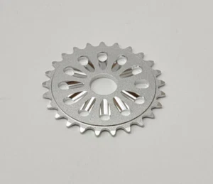 Bicycle Sprocket Chainring 6061-T6 BMX 25T 1/2X1/8 Alloy Silver Bike Sprocket - Picture 1 of 2