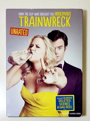 Trainwreck DVD Unrated Amy Schumer Bill Hader Widescreen Free Shipping - Image 1 of 4