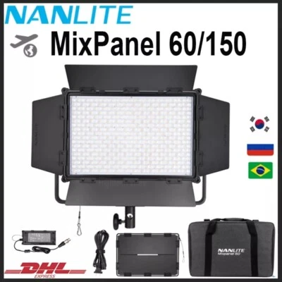 NANLITE MixPanel 150 150W Full RGB LED Video Light Panel 98CRI CTT 2700K-7500K - Image 1 of 4