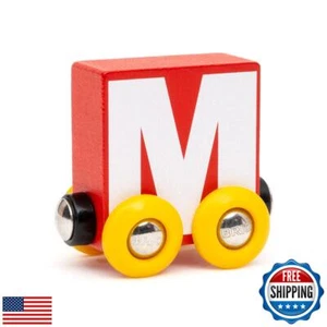 BRIO – Letter Train M | Wooden Train Set Accessory Toy for Kids Age 2 Years U - Picture 1 of 3