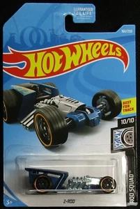 Hot Wheels 2019 Rod Squad Blue Z-Rod #166/250 - ¡Nuevo! - Imagen 1 de 1
