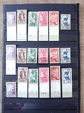 3 Series Stamps Expo Paris 1937 Hinged Not Canceled - REF09720J
