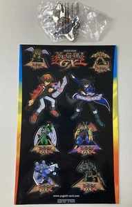 Yu-Gi-Oh! GX Sticker Sheet 2004 Shonen Jump's Yugioh GX Stickers & Duelist Pin  - Picture 1 of 8