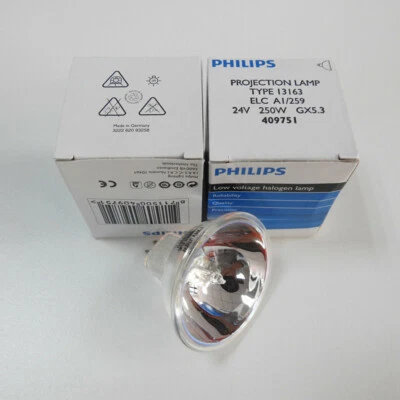 PHILIPS 13163 24V250W Projection Lamp Microscope Equipment Bulb - Image 1 of 3