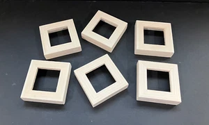 Mini 2x2 picture frames - unfinished - in quantities of six (6) - Picture 1 of 2
