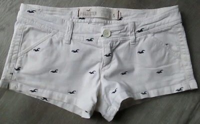 DE COLECCIÓN HOLLISTER BLANCO ESTAMPADO GAVIOTA BORDADO PARA MUJER TALLA 5 ¡ENVÍO GRATUITO! Foto 1 de 4
