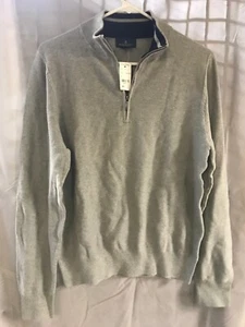 Brooks Brothers 100% cotone quarterzip taglia S - Foto 1 di 2