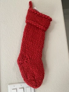 Red  Christmas Stocking 20” - New With Tags - Picture 1 of 7