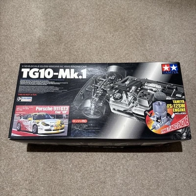 TAMIYA TG10 PORSCHE 911 GT3 CUP VIP KIT NITRO FS-12SW 1/10 RC NIB 44036 - Image 1 of 4