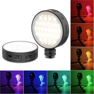 RGB LED Video Light Rechargeable Photography Fill Light Handheld Soft Light f - Picture 1 of 9