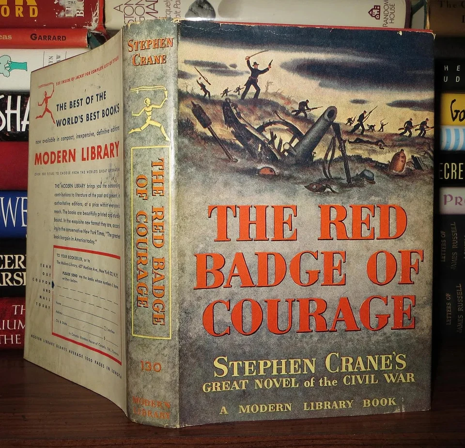 Crane, Stephen THE RED BADGE OF COURAGE  Modern Library Edition Foto 1 de 1