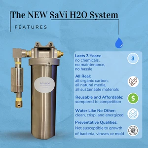 SaVi H2O FOR REFRIGERATOR 3+ YEARS WATER FILTER SYSTEM - Picture 1 of 2