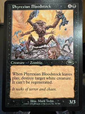 MTG Magic the Gathering Planeshift Phyrexian Bloodstock - Image 1 of 2