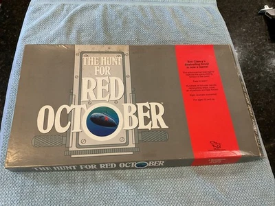 Vintage 1988 The Hunt For Red October Board Game 100% Complete -  Never Played - Image 1 of 4