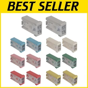 Mini Slotted Fuse Cartridge Kit for Vehicles - 14pcs, 15A to 60A, 32VDC - Picture 1 of 8