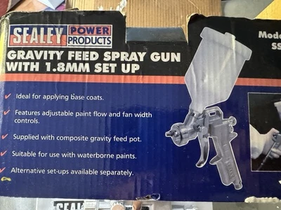 Sealey Gravity Fed Spray Gun - Image 1 of 4