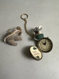 Orologio da tasca Midwest Import Merry Mousetales ornamento natalizio da appendere decorazione mouse - Foto 1 di 5