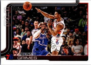 2025-26 TOPPS Basketball NBA - Quentin Grimes #25 - PHILADELPHIA 76ers - Picture 1 of 2