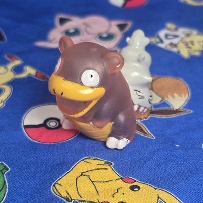 Pokemon Slowbro figura transparente fantoche dedo 1996 Nintendo Bandai PVC Japão EUA - Imagem 1 de 4