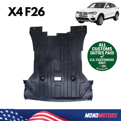 Protector contra salpicaduras de motor para BMW X4 F26 2014-2018 OEM 51757213662 Foto 1 de 4