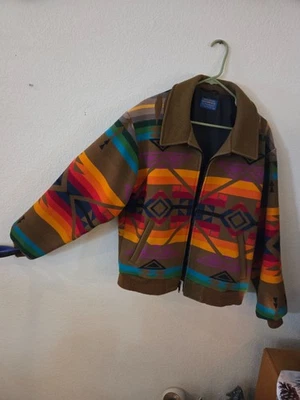 Pendleton High Grade Western Wear Wool Jacket Aztec Men's Large. - Image 1 of 4