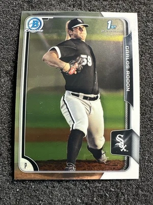 Bola de beisebol CARLOS RODON #BCP150 2015 Bowman cromada QTY Chicago White Sox - Imagem 1 de 3